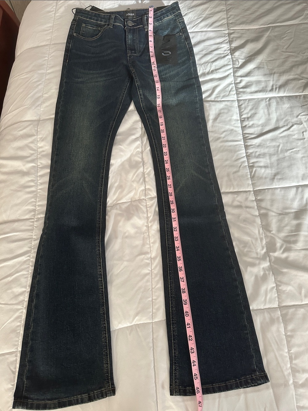 Men’s ANOM Tango Bootcut Jeans Size 29 Dark Blue NWT